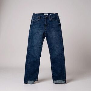 Frame Le High Rise Straight Leg Jeans